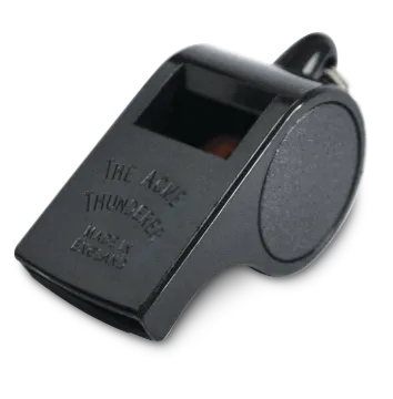Coaches Whistle Square Mouth Black W558 Large 12/CS