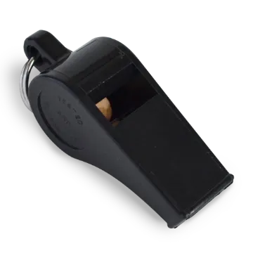 Whistle Plastic High Pitch Black W660 Small 12/CS