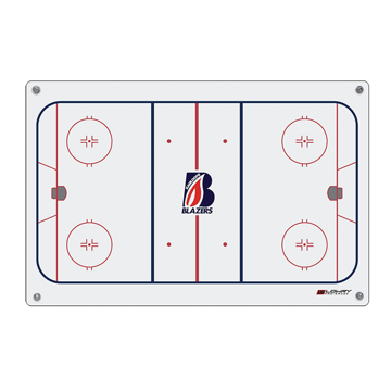 Picture of Pro Grade Coaches Board Hockey With Suction Cups Custom PS200C 24"x16"