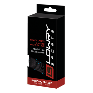 Picture of Pro Grade Molded Tip Waxed Laces Black LPWMTB120 120" 24/CS